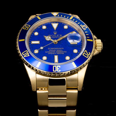 rolex submariner acciaio e oro quadrante blu replica|rolex subacqueo.